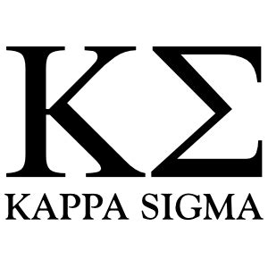 Kappa Sigma Letters Cutout Sticker