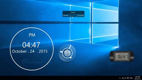 How To Place A Clock On Desktop In Windows 10