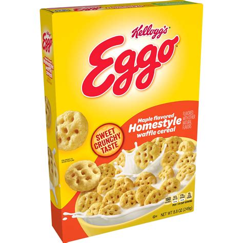 Eggo Breakfast Cereal, Maple Flavored Homestyle Waffle 8.8 oz | Shipt