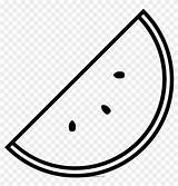 Watermelon Melancia Sandia Wassermelone Anguria Melon Mewarnai Semangka  sketch template