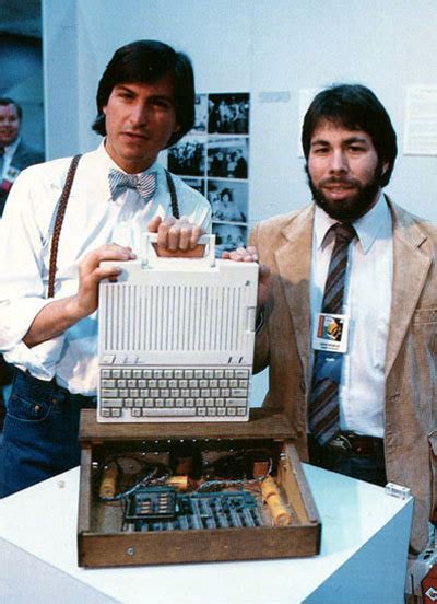 Steve Jobs and Steve Wozniak with the Apple I and... - Monkey Wrench