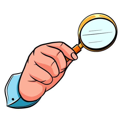 Magnifying Glass Cartoon