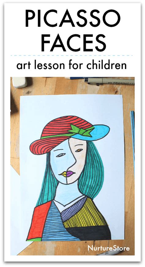 Pablo Picasso faces art lesson for children - NurtureStore