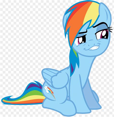 rainbow dash best smile PNG image with transparent background | TOPpng