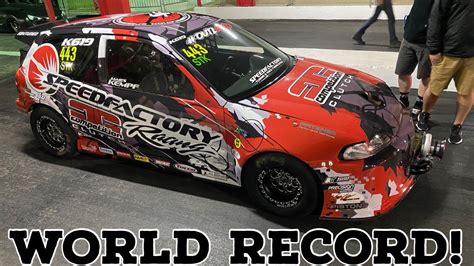 Speedfactory Racing AWD Civic World Record 7.18 @199 at TX2k 2022 🤯 Worlds Fastest!!! - YouTube