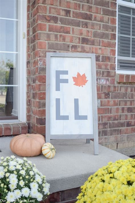 10 Easy DIY Fall Wood Signs To Make This Weekend – Our Home Made Easy