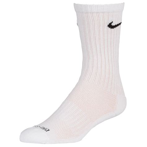 Nike Dri-fit Crew Sock (6 Pack) in White for Men - Lyst