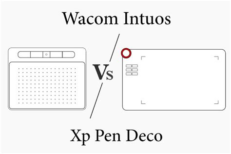 Wacom Intuos vs Xp Pen Deco Series Comparison: Which is better?