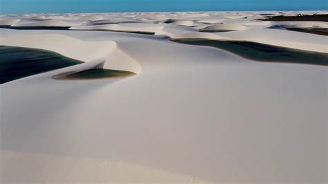 Sand Dunes Of Lencois Maranhenses At Atins Stock Footage SBV-347271987 ...