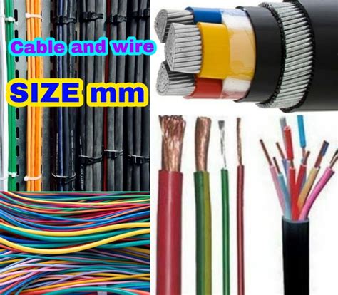 Cable and wire size chart mm ।। All size cable & wire - Electric Work ...