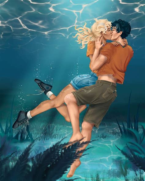 Percy Jackson And Annabeth Chase Kiss Scene