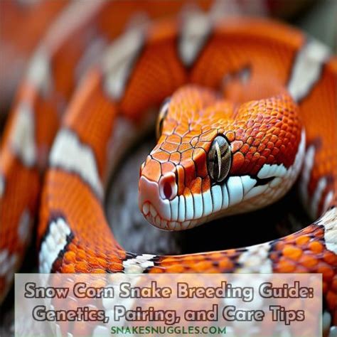 Snow Corn Snake Breeding Guide: Genetics, Pairing, and Care Tips