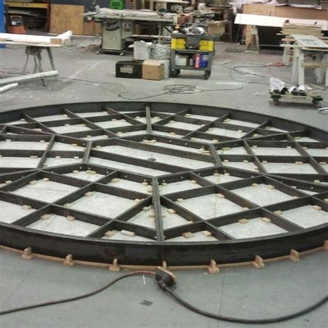 Custom 15' Motorized Rotating Platform 9,000.Lb Capacity by SteelDesign | CustomMade.com