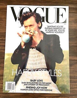 Harry Styles Vogue December 2020 Brand New Full Magazine One Direction *IN HAND* | eBay