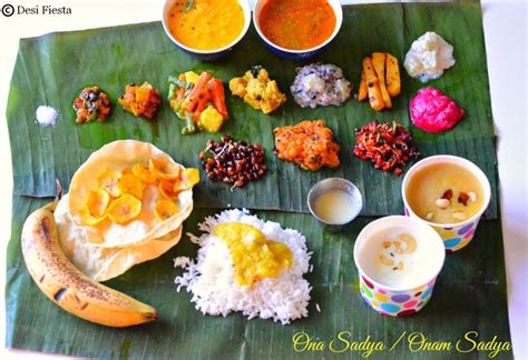 Ona Sadya Recipes | Kerala Recipe| Kerala Lunch Menu - Desi Fiesta