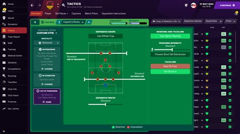 Fabio Capello 3-4-1-2 Roma Tactics for FM21 | FM Scout