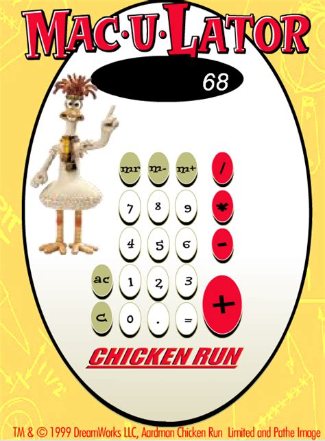 Chicken Run: Mac-U-Lator - Play Online on Flash Museum 🕹️