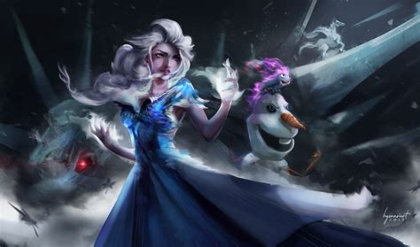 Dark Elsa Frozen Fan Art - bmp-public