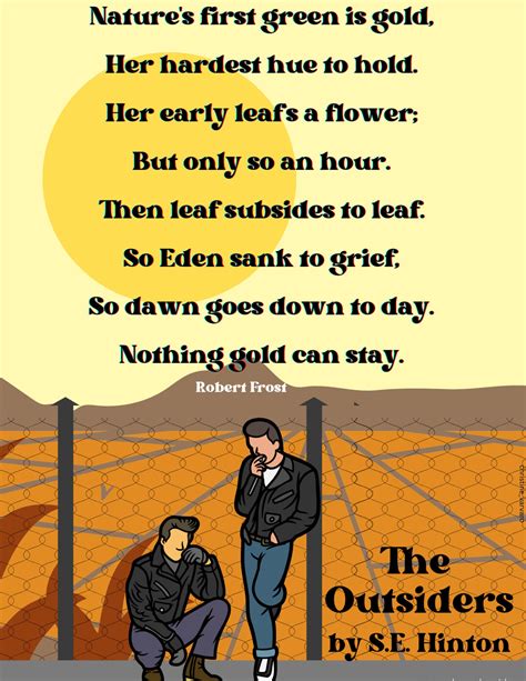 The Outsiders Stay Gold Poem