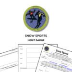 🏅 Snow Sports Merit Badge (WORKSHEET & REQUIREMENTS)