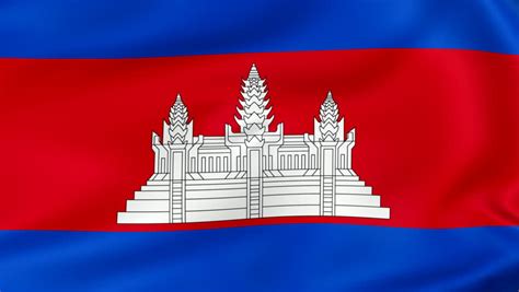 Animated Flag of Cambodia - Stock Footage Video (100% Royalty-free ...