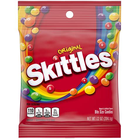 Skittles Original Chewy Candy - 7.2 oz Bag - Walmart.com