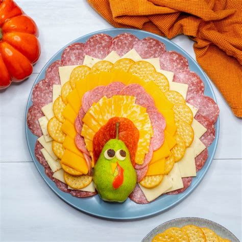 Turkey Cheese Platter Creative Family Thanksgiving Activity | Eating Richly