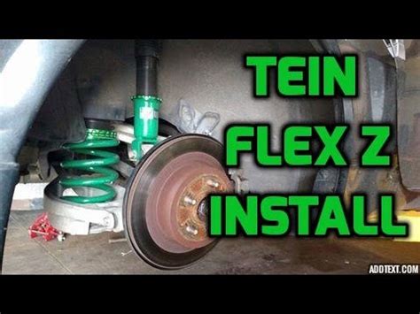 How To Install Tein Flex Z Coilovers on a 350Z - YouTube