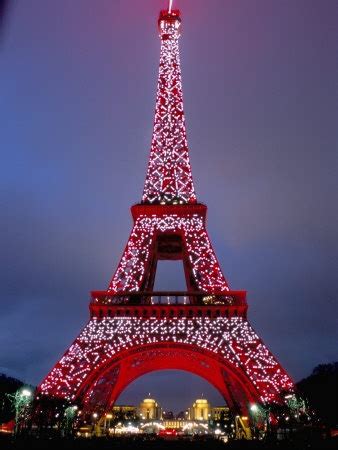 Eiffel tower in Christmas