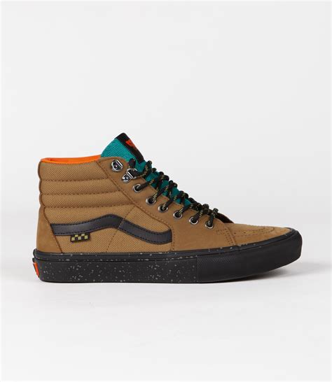 Vans Skate SK8-Hi Shoes - Outdoor Brown / Black | Flatspot