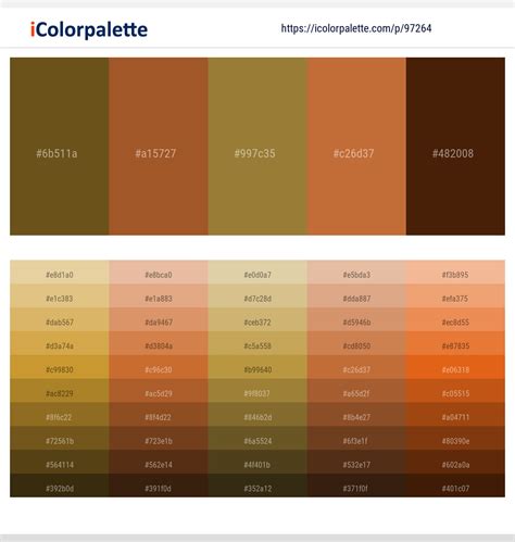 3 Latest Color Schemes with Copper And Bronze Color tone combinations ...