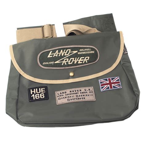 Messenger Bag Land Rover Logo - Green RNG9909 | Rovers North - Land ...