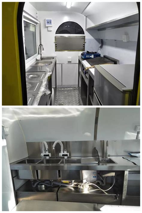 Mobile Street Kitchen Trailer Outdoor Fast Food Van