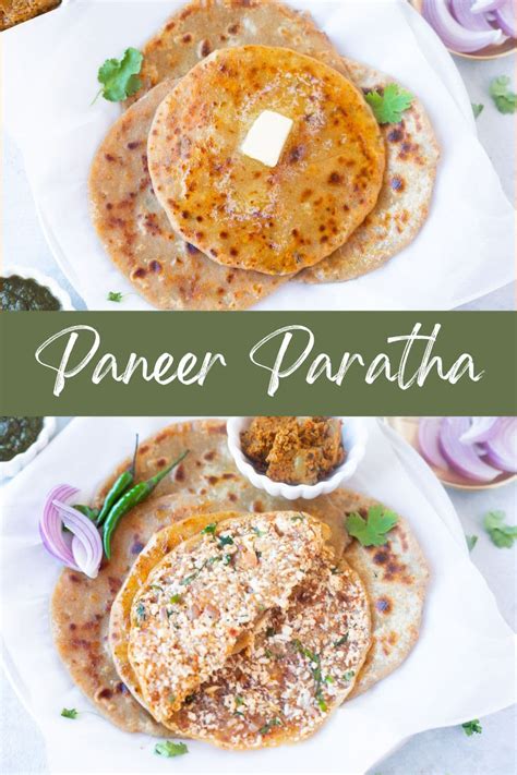 Paneer Paratha - Piping Pot Curry