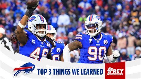 Top 3 things we learned from Bills vs. Patriots | Week 18