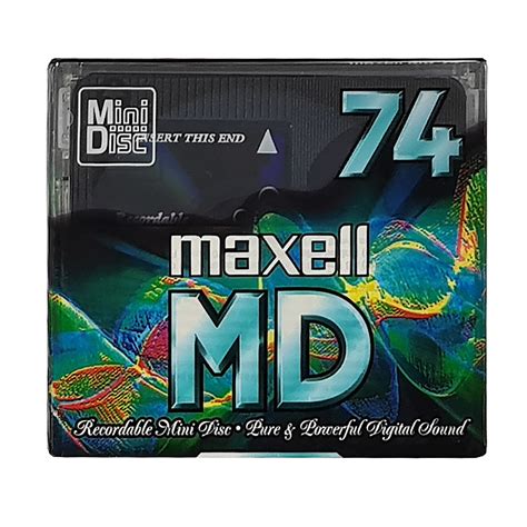 Maxell MiniDisc 74 minutes - Retro Style Media