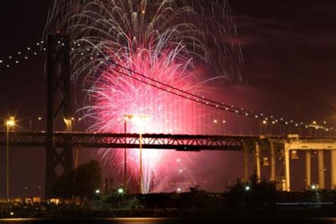 Fireworks brought Bay Bridge to dangerous crawl