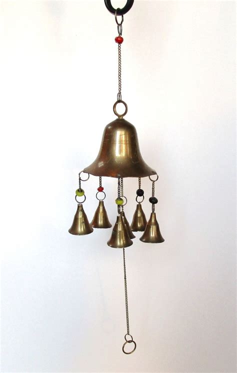 Brass Bell Windchime Brass Wind Chime with by TREASUREandSUCH | Brass bells, Wind chimes ...