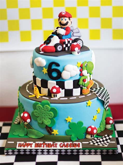 Mad Dash Racing Mario Kart Birthday Party // Hostess with the Mostess®