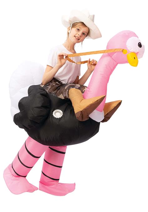 Kids Inflatable Ostrich Ride-On Costume