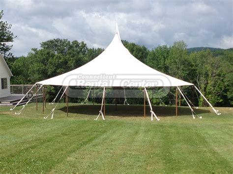 Rent 44x43 Circle Sailcloth Tent from CT Rental Center