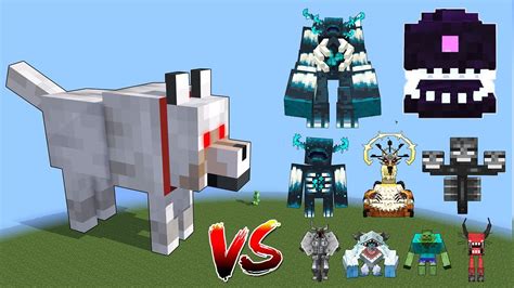 SuperDog vs ALL BOSSES, Mutant Warden, Wither Storm, Mowzie`s Mobs, Mutant Monsters! - Minecraft ...