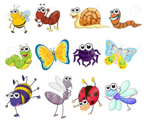 Illustration Of A Group Of Bugs Royalty Free Cliparts, Vectors, And Stock Illustration. Image ...