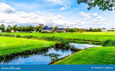 Dutch Polder Landscape in the Netherlands Stock Photo - Image of land, europe: 135869656