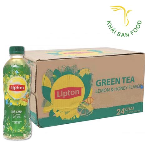 Lipton Trà Xanh vị Chanh&Mật Ong 350ml - Khải San Food