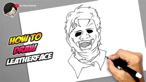 How to draw Leatherface