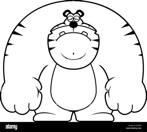 A cartoon illustration of a tiger looking sad Stock Vector Image & Art - Alamy