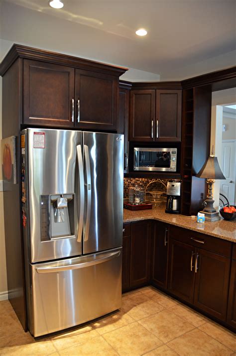 Good Idea To Remove Kitchen Cabinet Above Refrigerator - cursodeingles ...