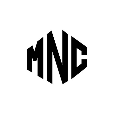 MNC letter logo design with polygon shape. MNC polygon and cube shape ...