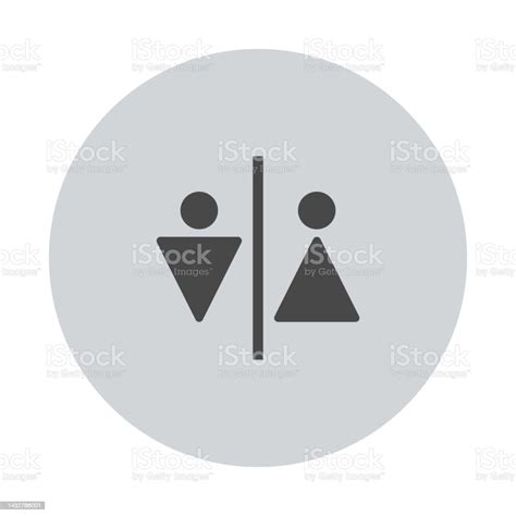 Toilet Vector Image Stock Illustration - Download Image Now - 24-7, Arrow Symbol, Bathroom - iStock